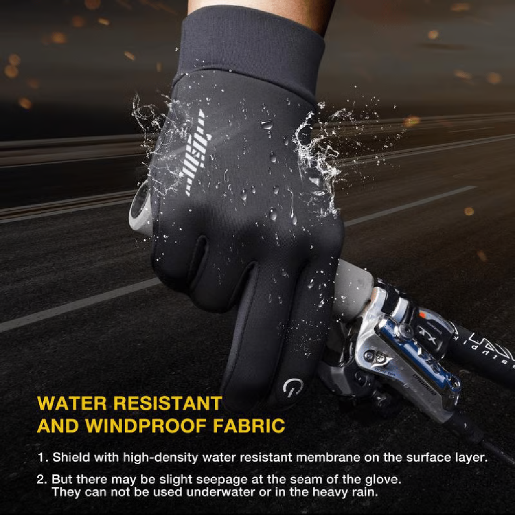 Unisex Thermal Winter Gloves with Touchscreen-Compatible Fingertips