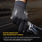 Unisex Thermal Winter Gloves with Touchscreen-Compatible Fingertips