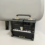 Piano Shaped Crossbody Shoulder Handbag