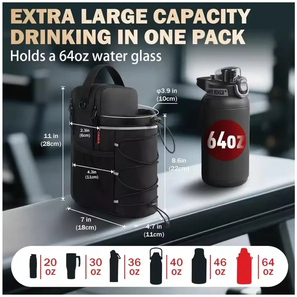 Magnetic Gym Bottle Bag