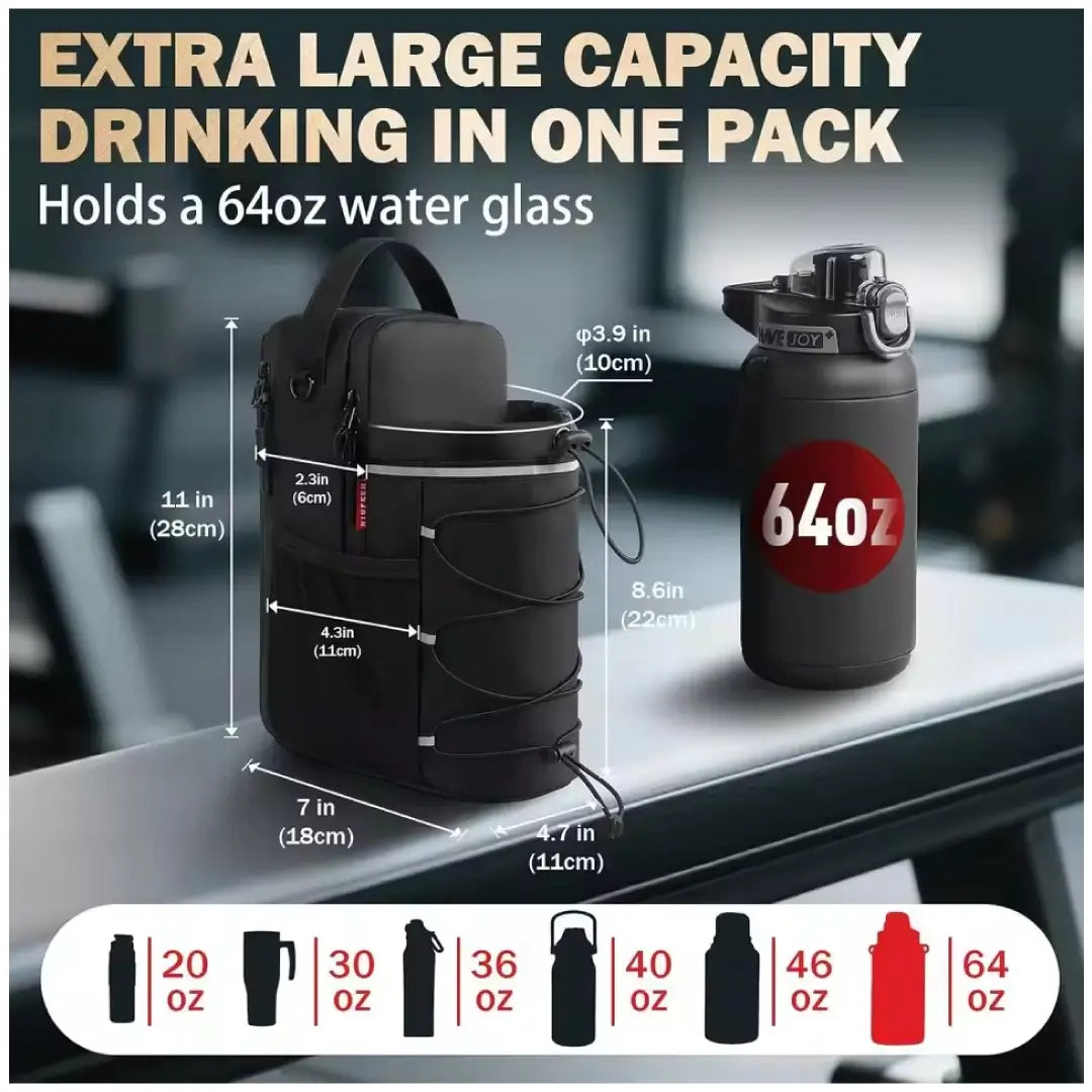 Magnetic Gym Bottle Bag