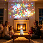 HD LED Christmas Projector Lamp – Rotating Holiday Decoration for Indoor Use