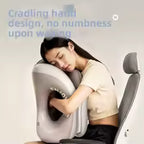 Inflatable PVC Travel Pillow – Foldable Portable Pillow for Office and Travel
