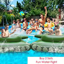 Giant Inflatable Water Tank Float with Water Gun – Summer Pool and Beach Toy