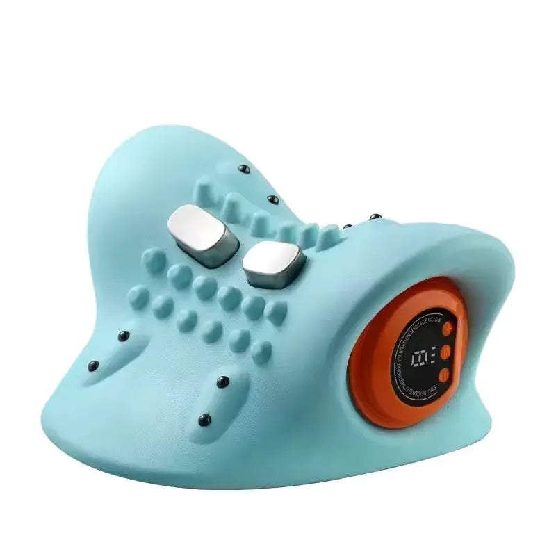 Upgraded Electric Neck and Shoulder Massager Pillow with Finger Pressure Massage Function for Home Use