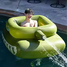 Giant Inflatable Water Tank Float with Water Gun – Summer Pool and Beach Toy