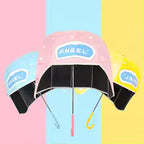 Kids’ Cartoon Umbrella Hat – Hands-Free Wearable Sun and Rain Parasol