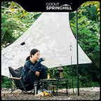 Goout Springhill Portable Wood-Burning Camping Stove – Stainless Steel Outdoor Stove