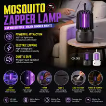 USB Rechargeable UV Insect Trap Lamp – Portable Electric Bug Zapper for Indoor and Outdoor Use