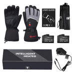 SAVIOR 7.4V Rechargeable Heated Gloves – Waterproof Winter Gloves for Skiing, Cycling and Hiking