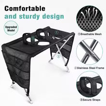 Foldable Pet Grooming Hammock Stand for Cats and Small Dogs – Nail Trimming and Bathing Kit