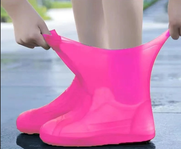Silicone Waterproof Rain Shoe Covers for Men and Women