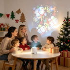 HD LED Christmas Projector Lamp – Rotating Holiday Decoration for Indoor Use