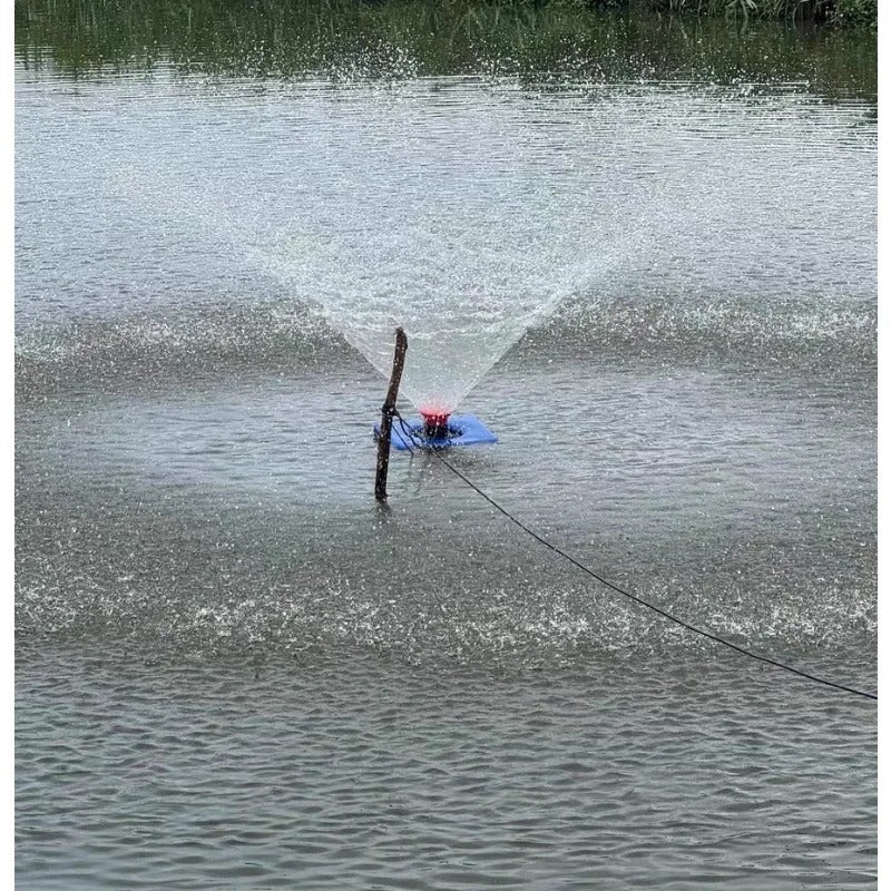 Stainless Steel Floating Pond Fountain Water Spray Pump for Aquaculture