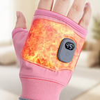 USB-Powered Adjustable Heated Gloves with Digital Display