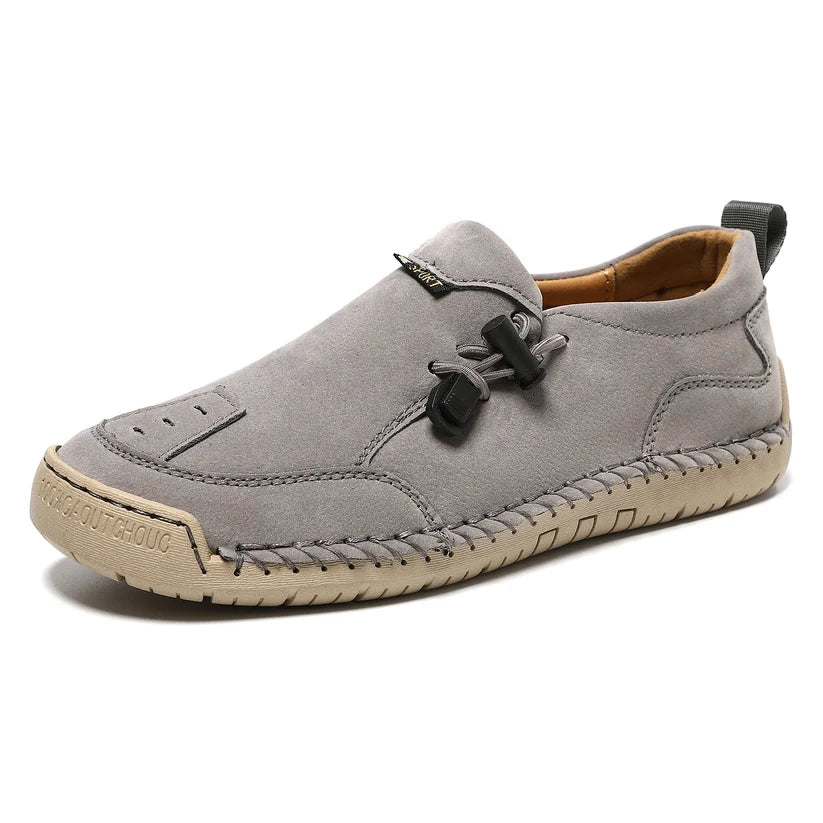 Women's Handmade Leather Loafers – Comfortable Casual Slip-On Shoes