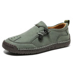 Women's Handmade Leather Loafers – Comfortable Casual Slip-On Shoes