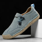 Women's Handmade Leather Loafers – Comfortable Casual Slip-On Shoes