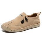 Women's Handmade Leather Loafers – Comfortable Casual Slip-On Shoes