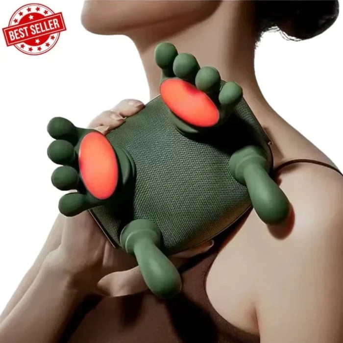 Heated Neck and Shoulder Massager – Electric Relaxation Device with Finger-Like Massage Nodes