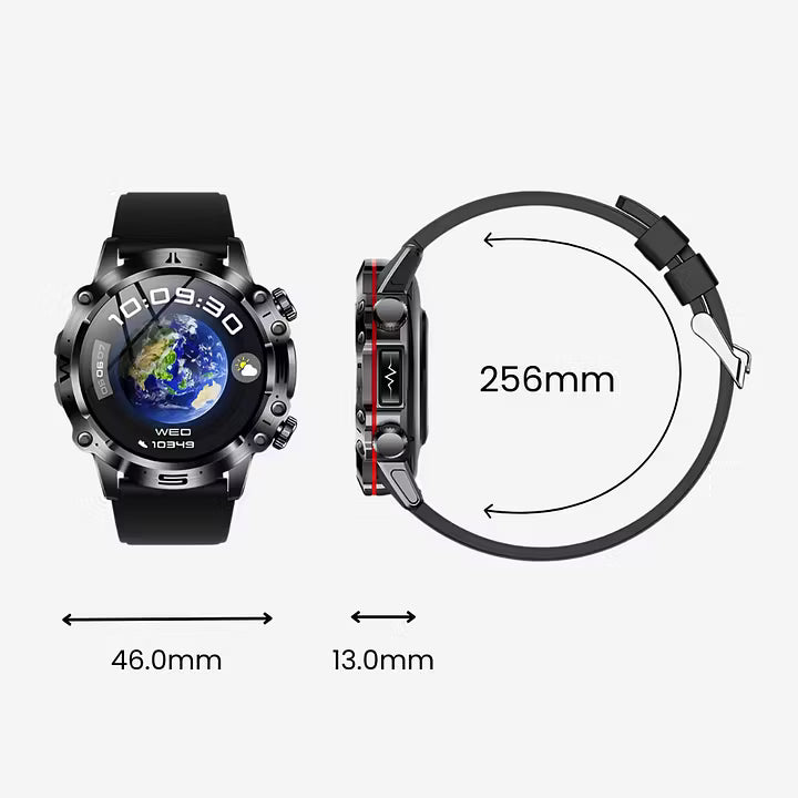 Premium HD Display Sports Smartwatch with Multiple Smart Features