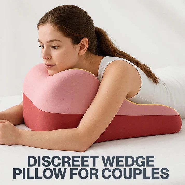 Inclined Wedge Support Pillow – Ergonomic Foam Cushion for Bed and Sofa Use