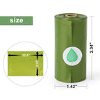 Pet Waste Bags 150 Count with Dispenser for Dogs and Cats