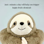 Sunnie the Sloth Weighted Plush Animal – Soft Stuffed Sloth Toy for Home and Everyday Use