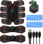 Tactical X Adjustable Abdominal Belt with USB Charging, Black, Unisex