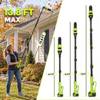 7.8 FT Cordless Leaf Blower with Extension Tube – Gutter and Outdoor Cleaning Tool