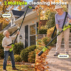 7.8 FT Cordless Leaf Blower with Extension Tube – Gutter and Outdoor Cleaning Tool