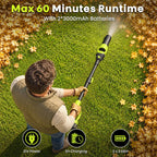 7.8 FT Cordless Leaf Blower with Extension Tube – Gutter and Outdoor Cleaning Tool