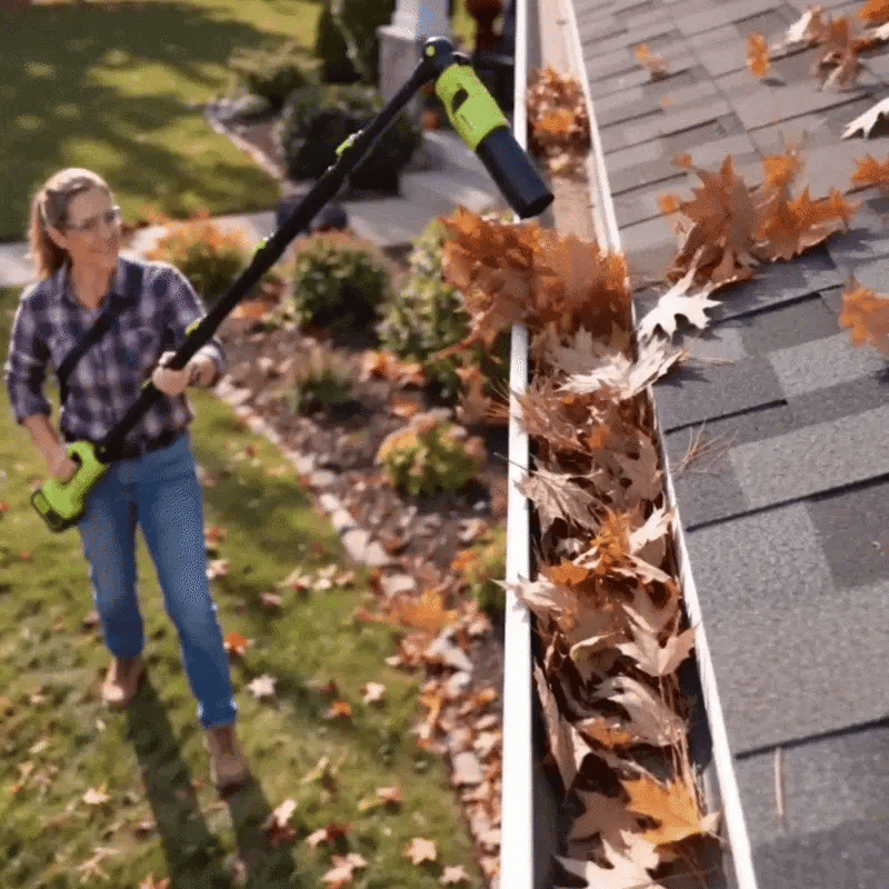 7.8 FT Cordless Leaf Blower with Extension Tube – Gutter and Outdoor Cleaning Tool