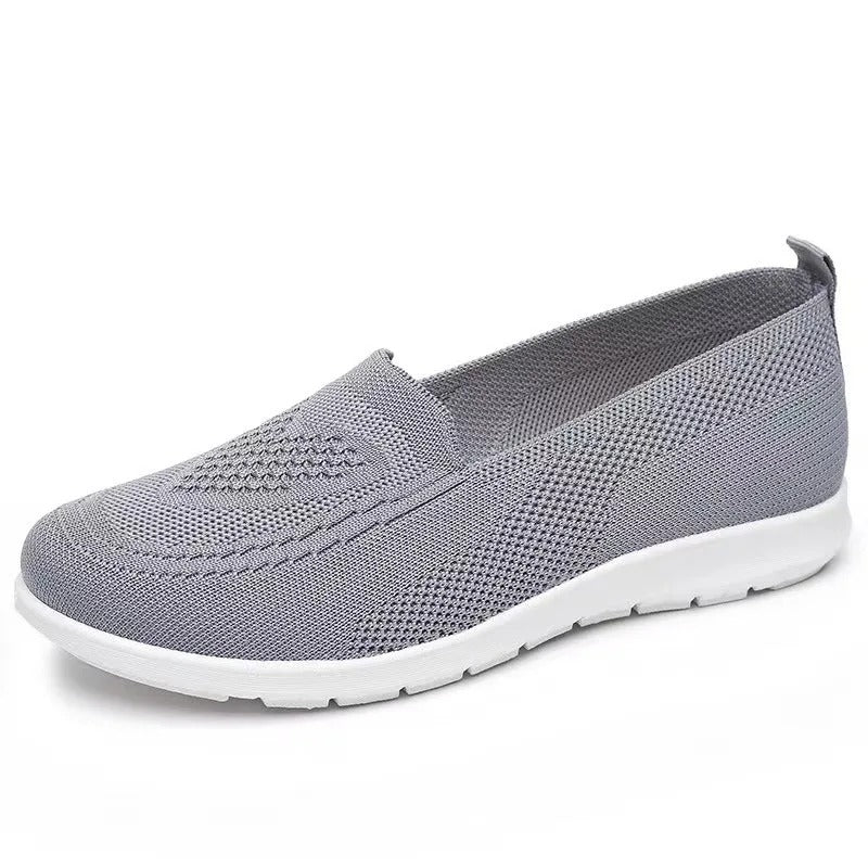 Women's Breathable Casual Shoes – Lightweight Fabric Low-Cut Walking Shoes for Spring and Summer