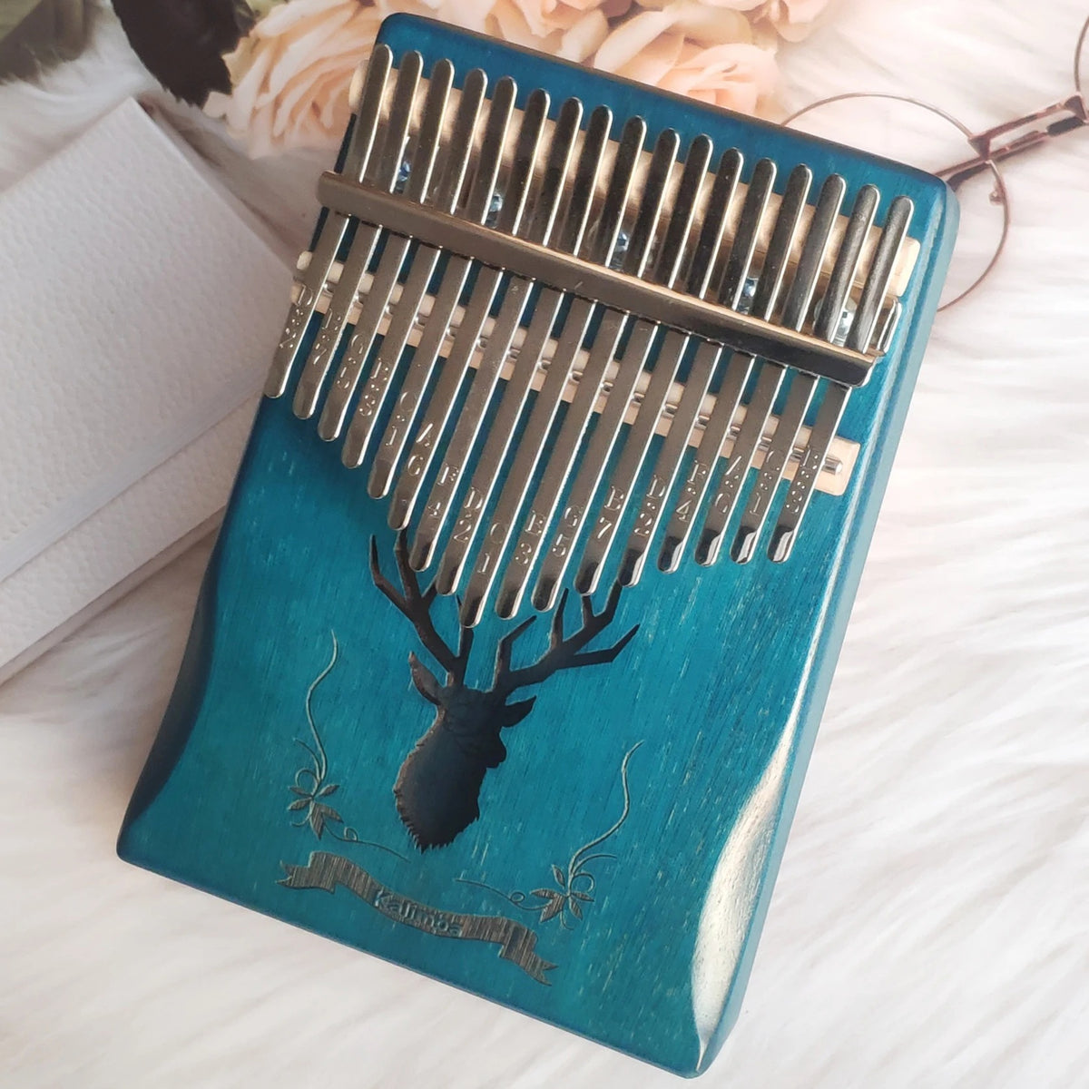 Lydesy 17-Key Kalimba Thumb Piano – Portable Musical Instrument for Beginners and Gifts