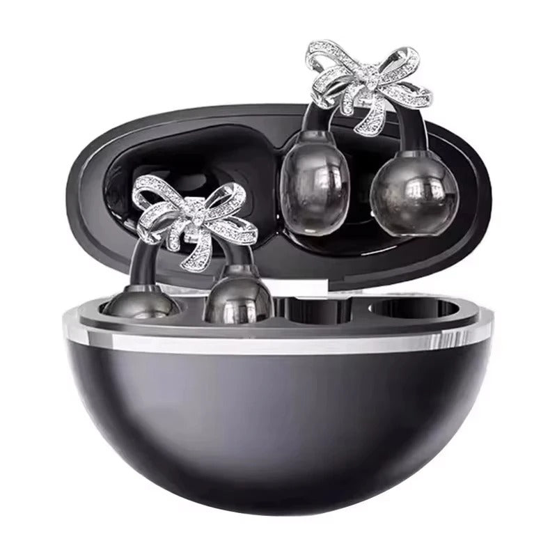Bluetooth 6.0 Clip-On Wireless Earbuds – Star-Ring Design with Hi-Fi Sound
