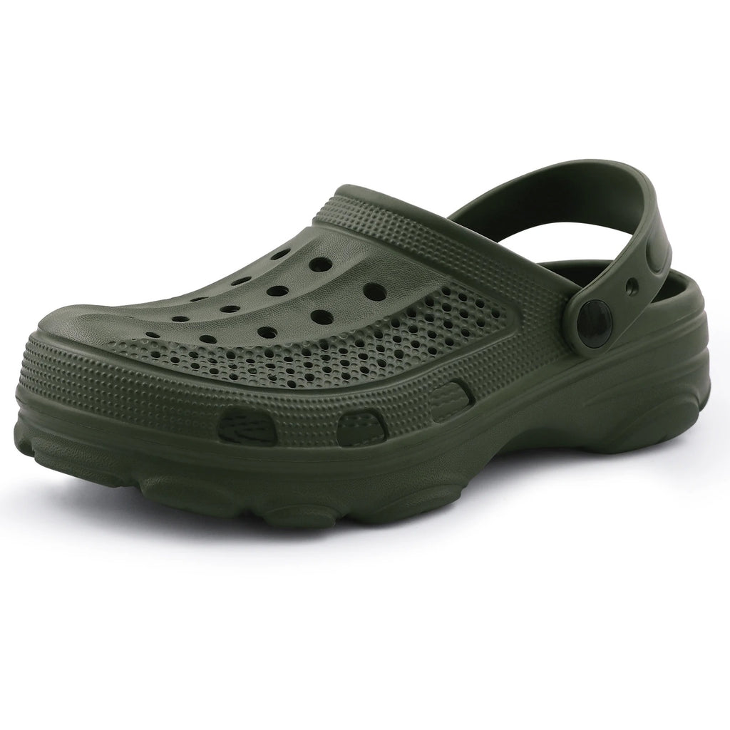 Bebealy Men's EVA Clogs – Non-Slip Garden and Beach Shoes