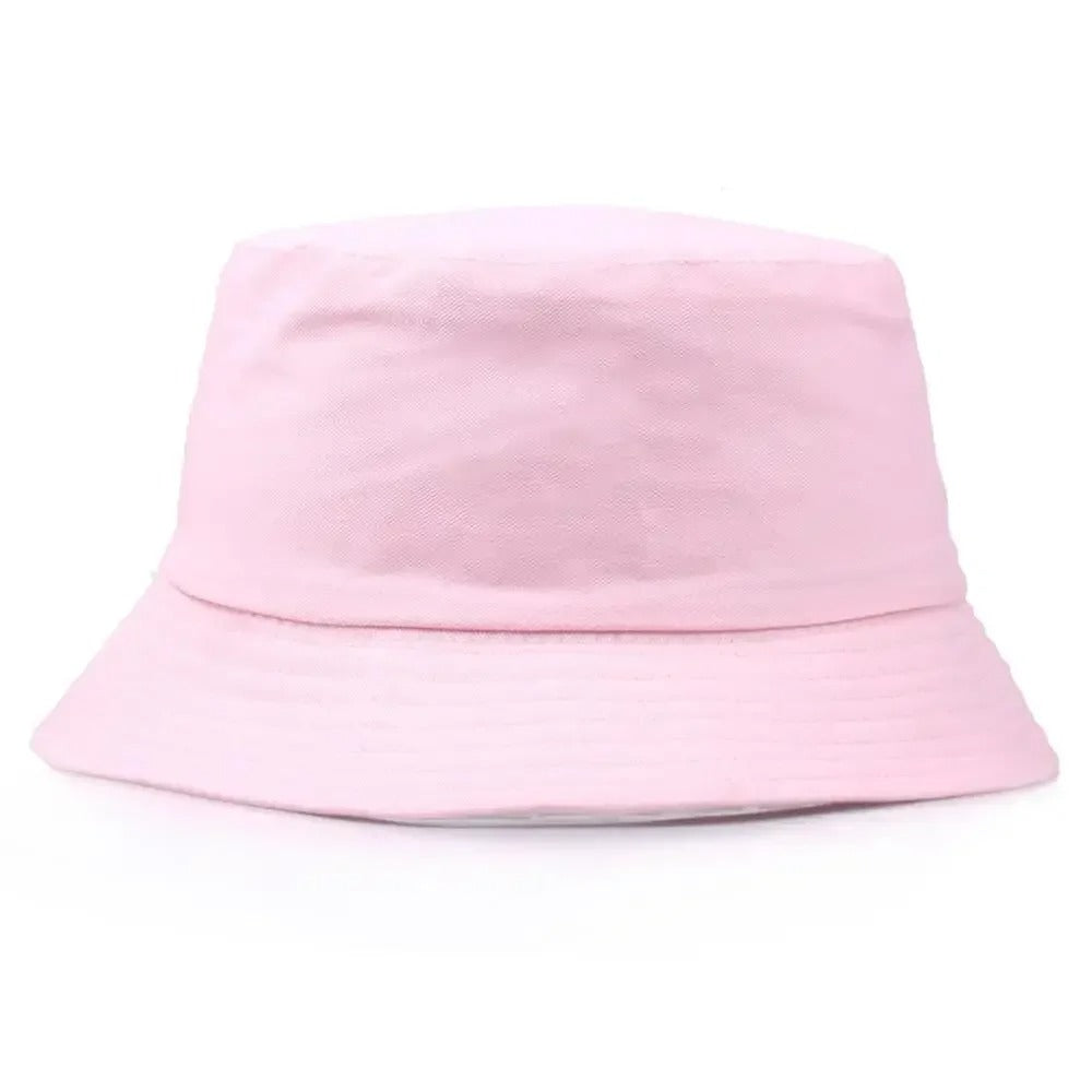 Unisex Cotton Bucket Hat – Custom Logo Printed Fisherman Hat for Casual Everyday Wear