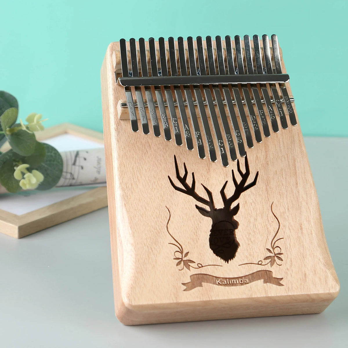 Lydesy 17-Key Kalimba Thumb Piano – Portable Musical Instrument for Beginners and Gifts