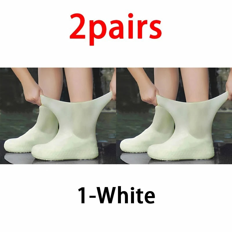 Silicone Waterproof Rain Shoe Covers for Men and Women