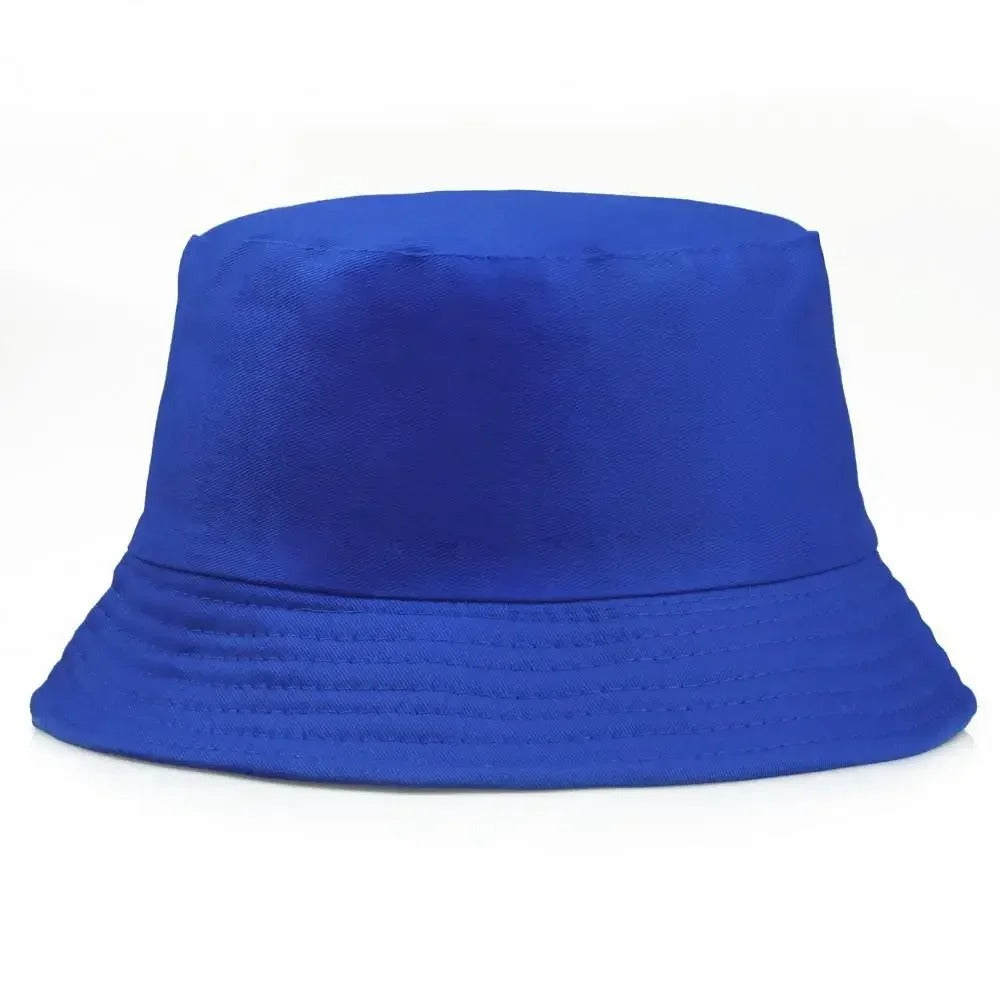 Unisex Cotton Bucket Hat – Custom Logo Printed Fisherman Hat for Casual Everyday Wear