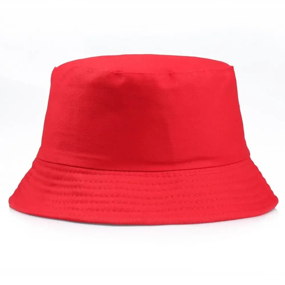 Unisex Cotton Bucket Hat – Custom Logo Printed Fisherman Hat for Casual Everyday Wear