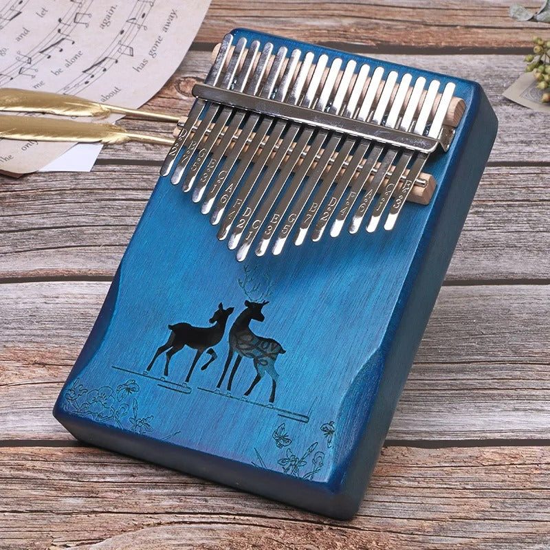 Lydesy 17-Key Kalimba Thumb Piano – Portable Musical Instrument for Beginners and Gifts