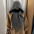 Y2K Knitted Balaclava Hat with Neck Collar