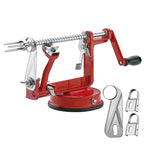 AFOURT Stainless Steel Apple and Potato Peeler, Slicer and Corer with Suction Base