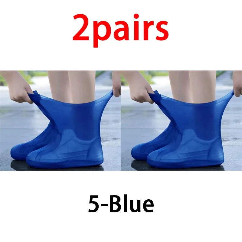 Silicone Waterproof Rain Shoe Covers for Men and Women