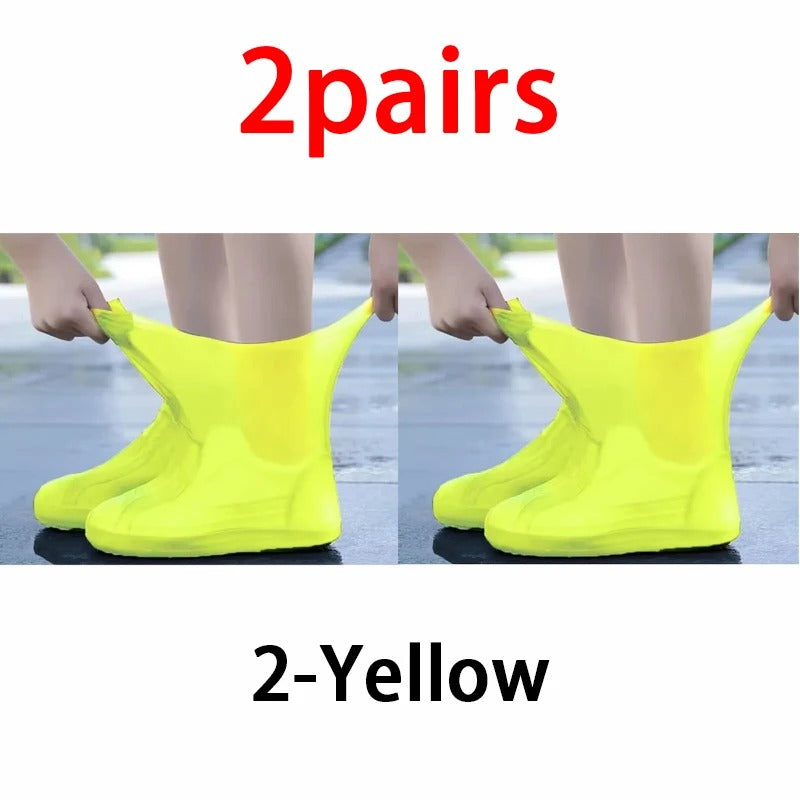 Silicone Waterproof Rain Shoe Covers for Men and Women