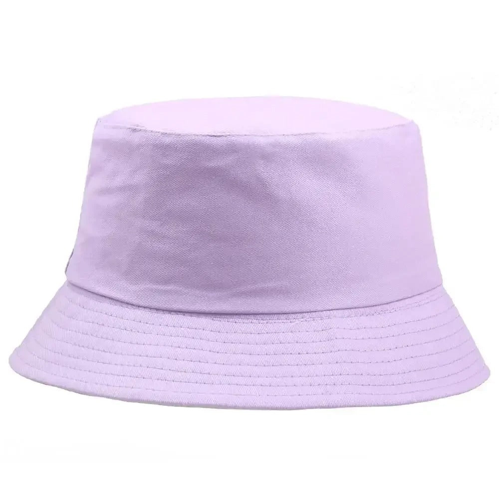 Unisex Cotton Bucket Hat – Custom Logo Printed Fisherman Hat for Casual Everyday Wear