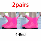 Silicone Waterproof Rain Shoe Covers for Men and Women