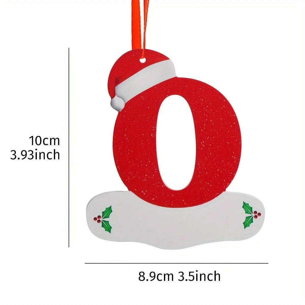26-Letter Alphabet Christmas Ornaments – Hanging Tree Decorations for Holiday and New Year Celebrations